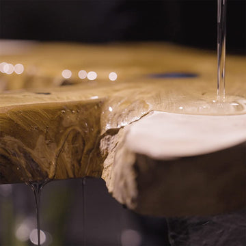 Clear Epoxy Bar Top & Table Top Project Kit epoxy pour on wood