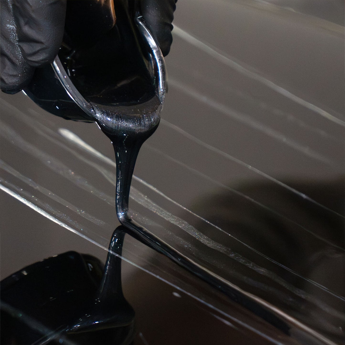 TotalBoat Epoxy Black Marble Effect Countertop Kit tinted epoxy pour