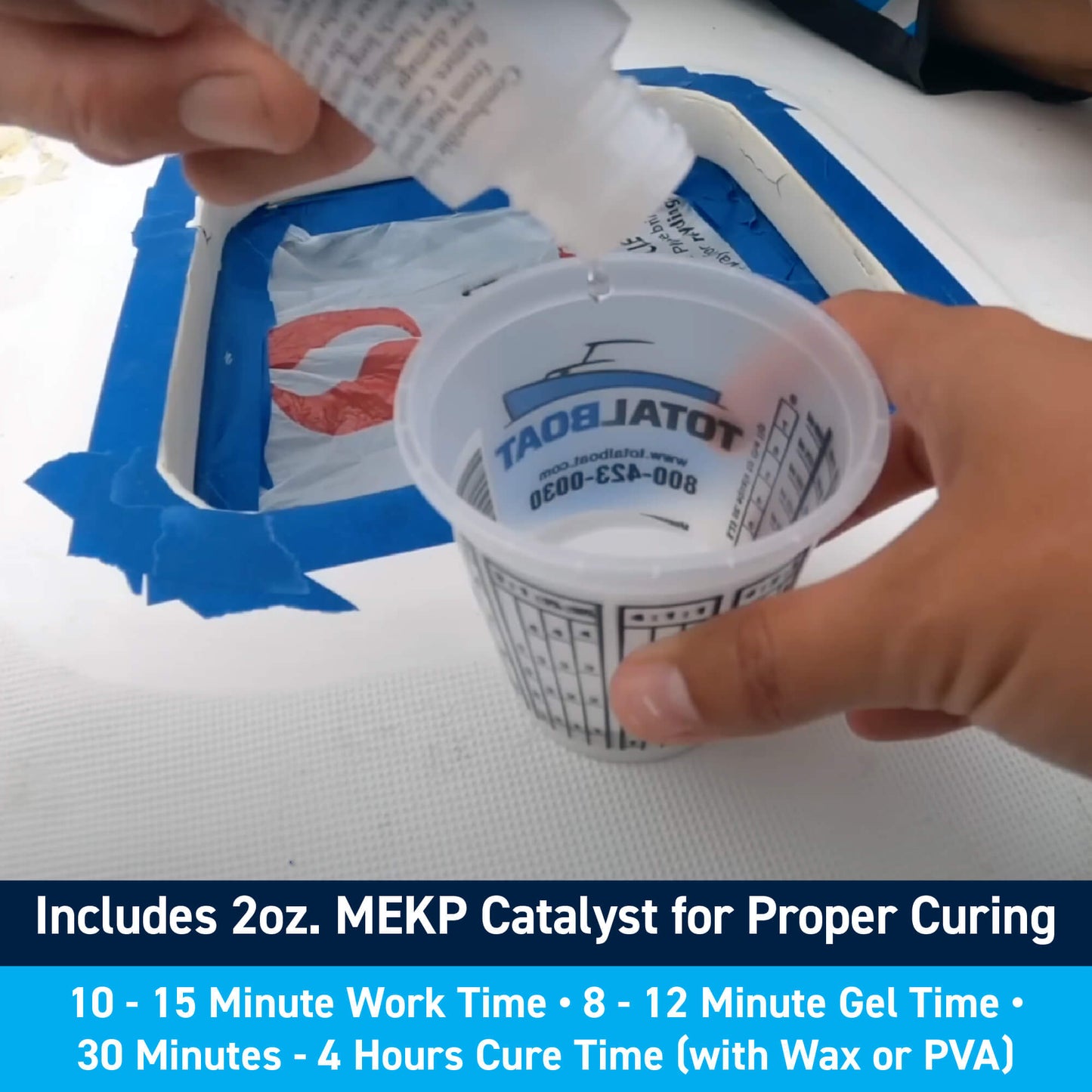 TotalBoat Gelcoat: Includes 2oz. MEKP Catalyst for Proper Curing