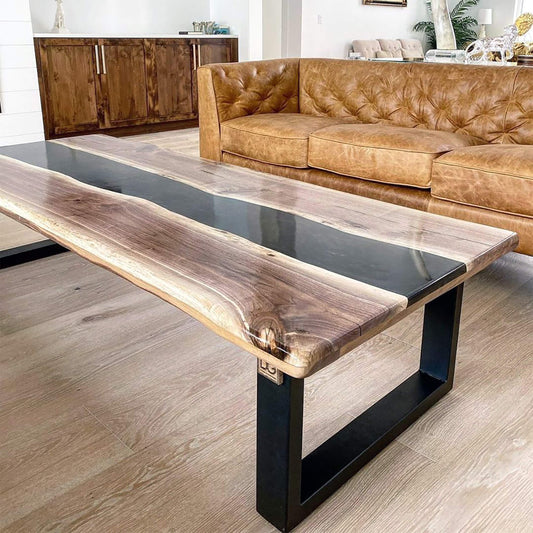 TotalBoat Thickset finished river table
