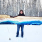 MakerPoxy Crystal Clear Artist’s Resin by Jess Crow - Jess Crow holding her beautiful ocean waves creation