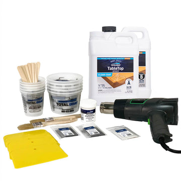 TotalBoat Epoxy White Marble Effect Countertop Kit 1 Gallon