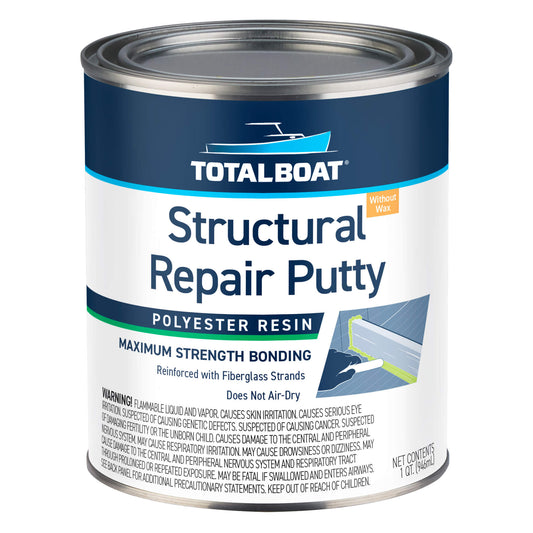 TotalBoat Polyester Structural Repair Putty 1 Quart