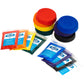 TotalBoat Razzo Pigment Kit eight colors and disc examples