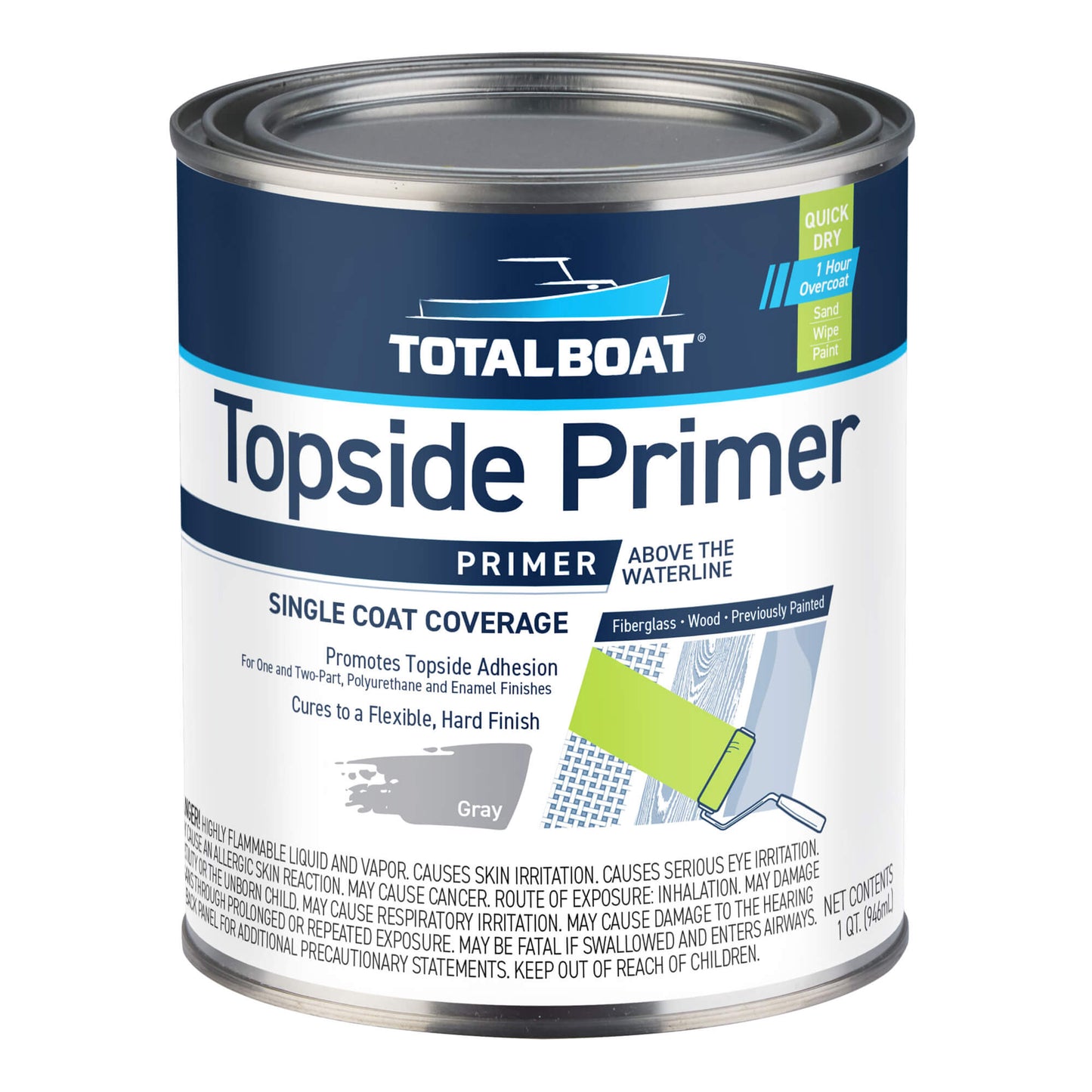 TotalBoat Topside Primer Gray Quart