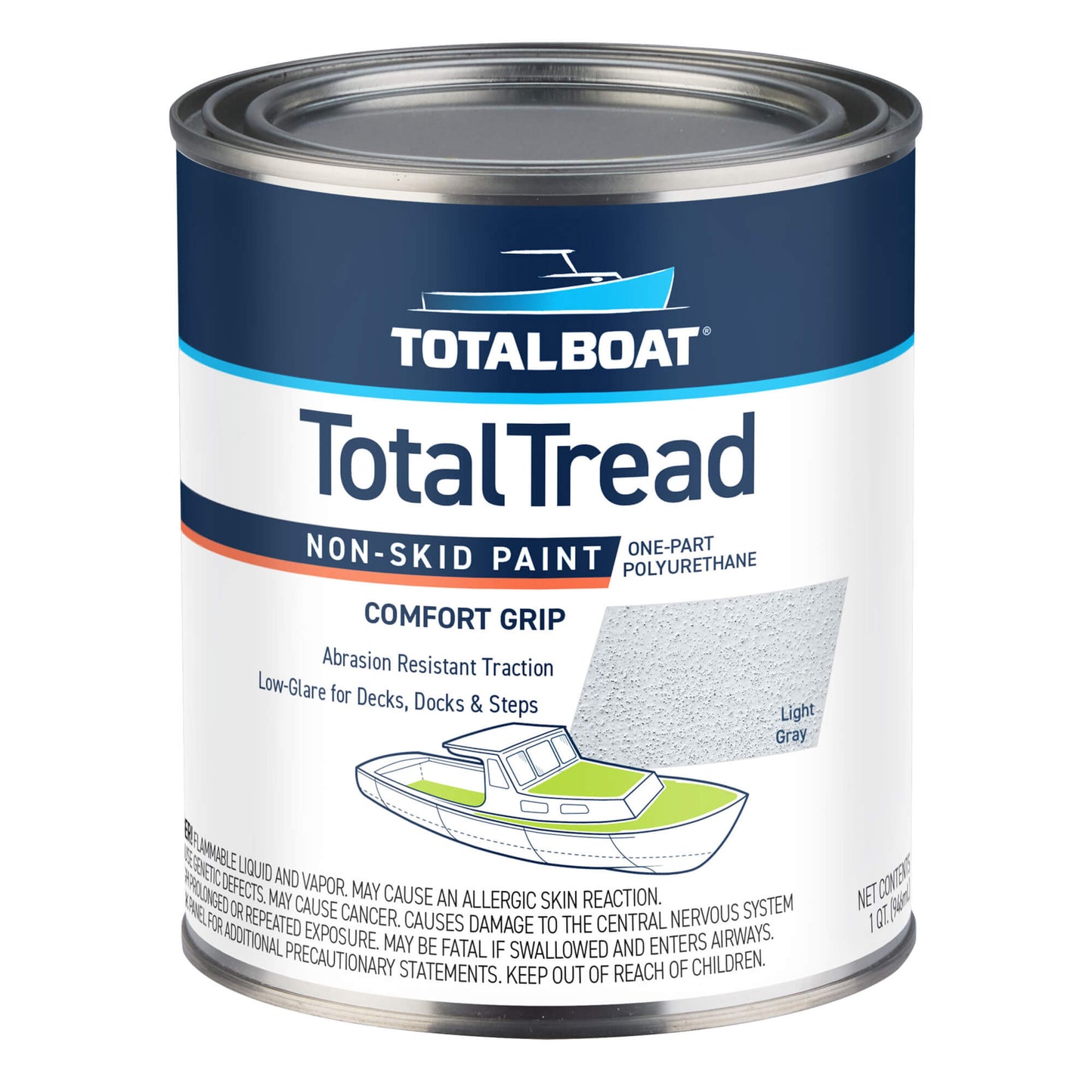 TotalBoat TotalTread Light Gray Quart